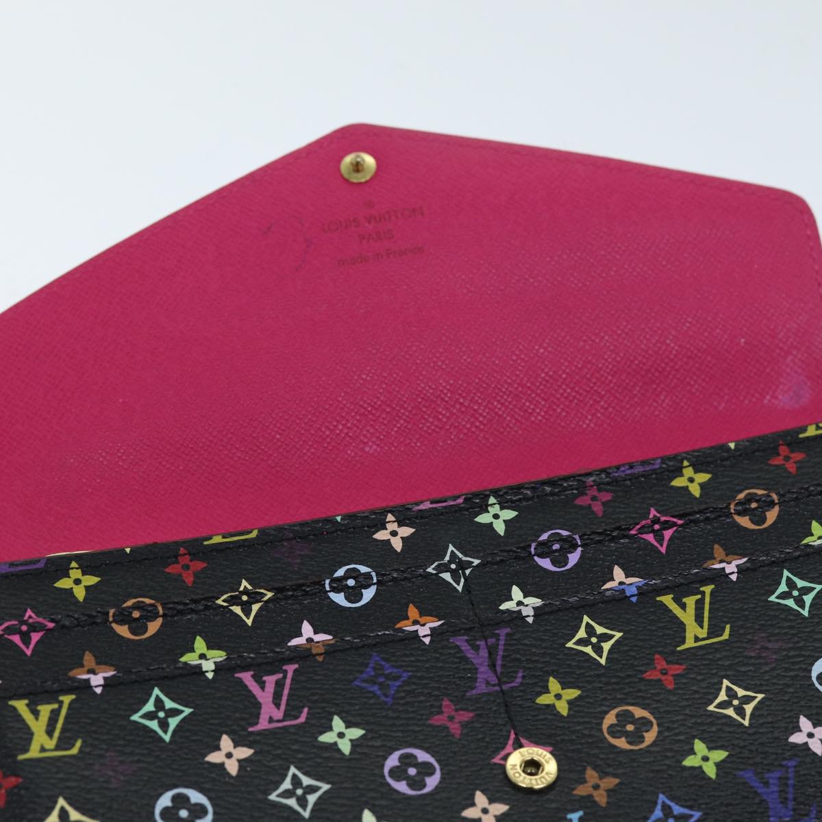 LOUIS VUITTON Monogram Multicolor PortefeuilleSarah Wallet M93747 75705