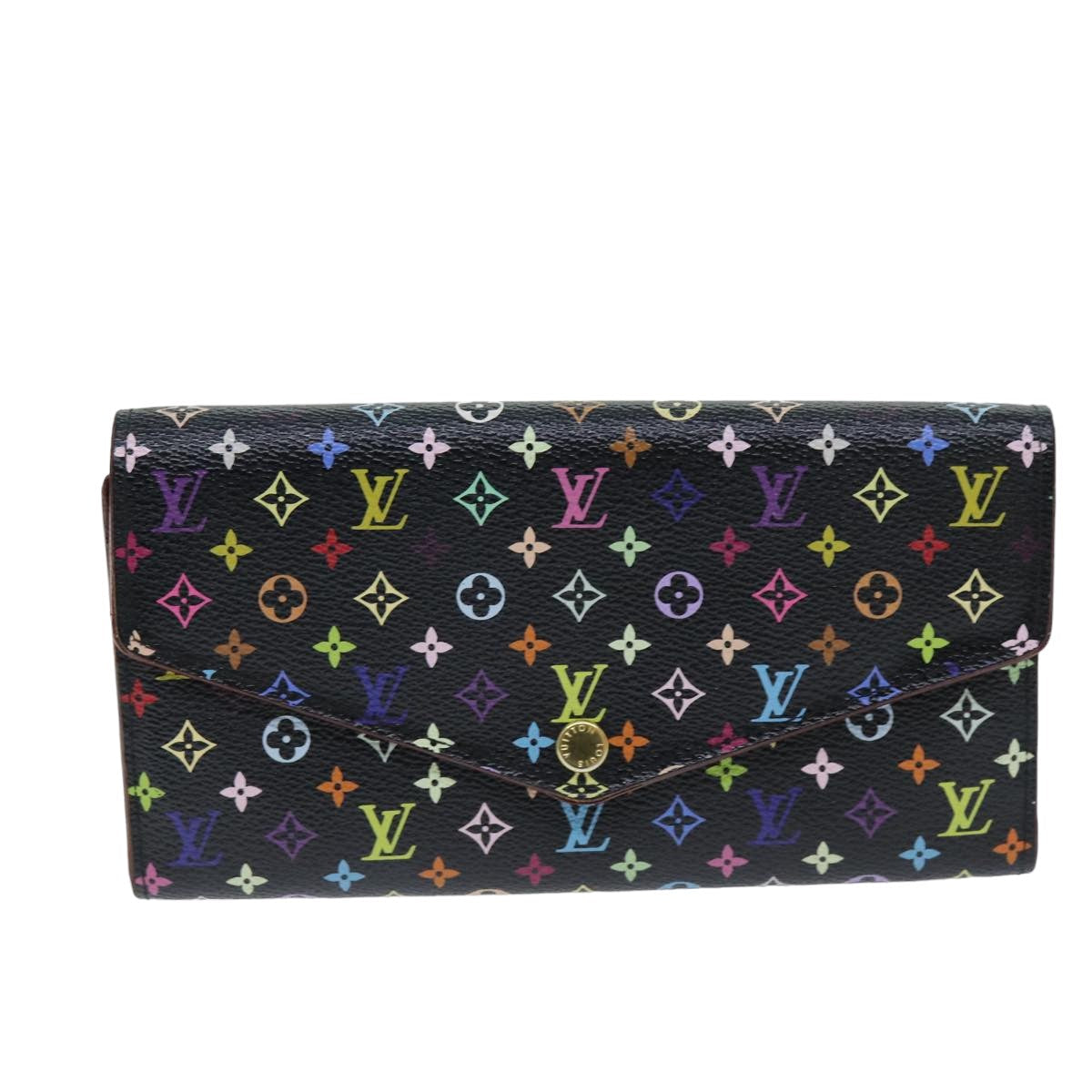 LOUIS VUITTON Monogram Multicolor PortefeuilleSarah Wallet M93747 75705