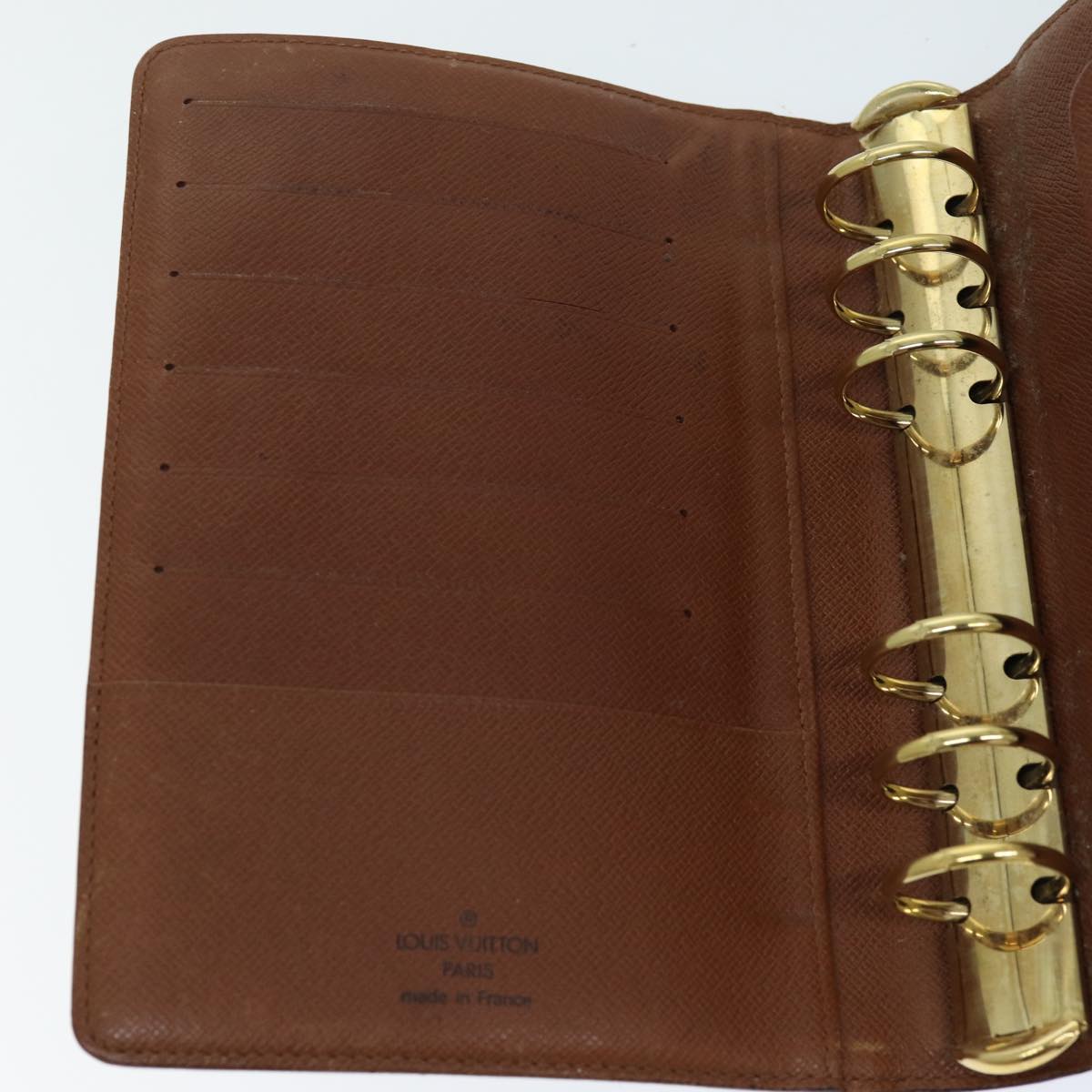 LOUIS VUITTON Monogram Agenda MM Day Planner Cover R20105 LV 75709