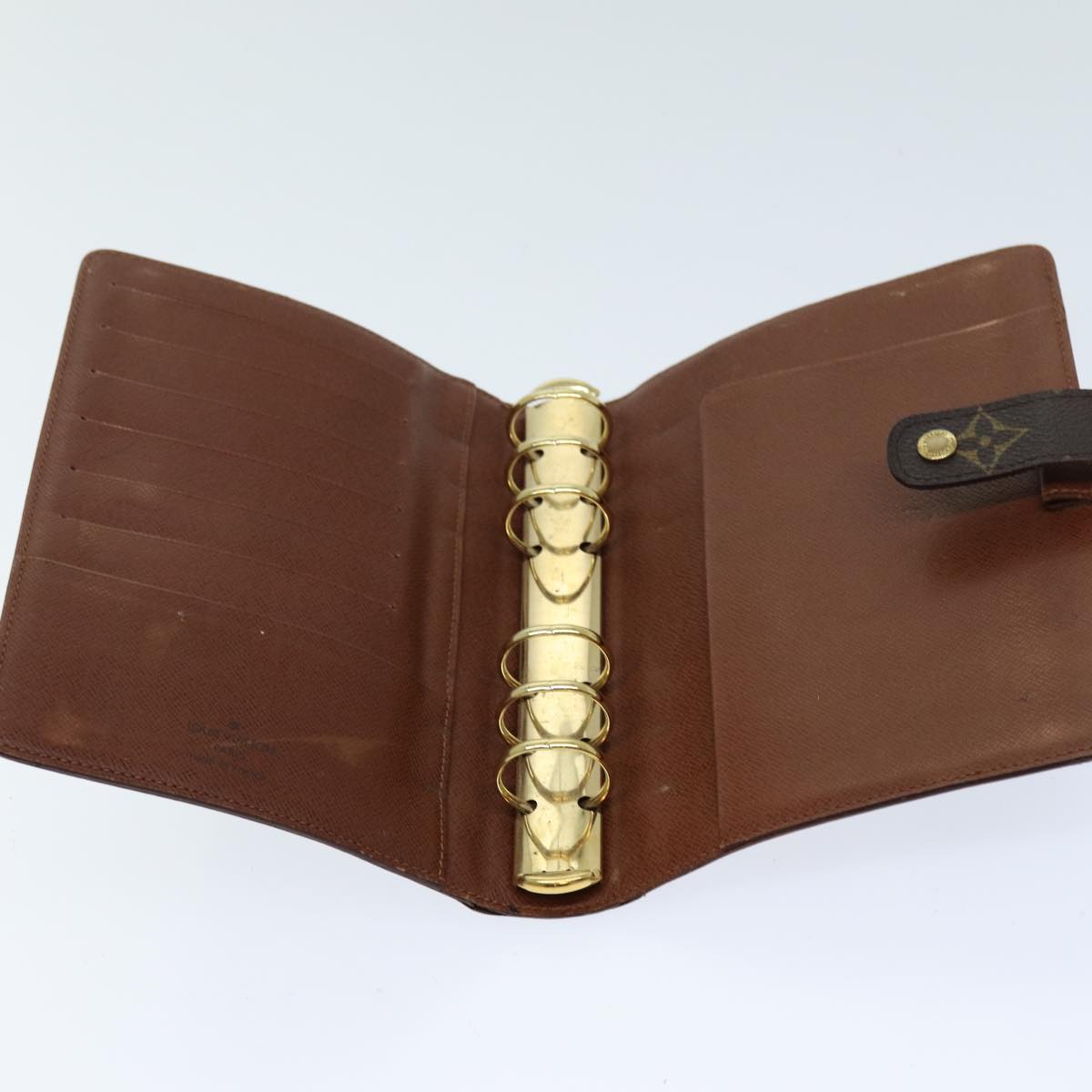 LOUIS VUITTON Monogram Agenda MM Day Planner Cover R20105 LV 75710