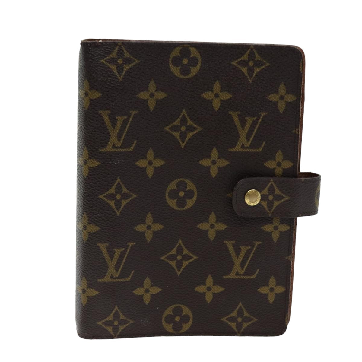 LOUIS VUITTON Monogram Agenda MM Day Planner Cover R20105 LV 75710