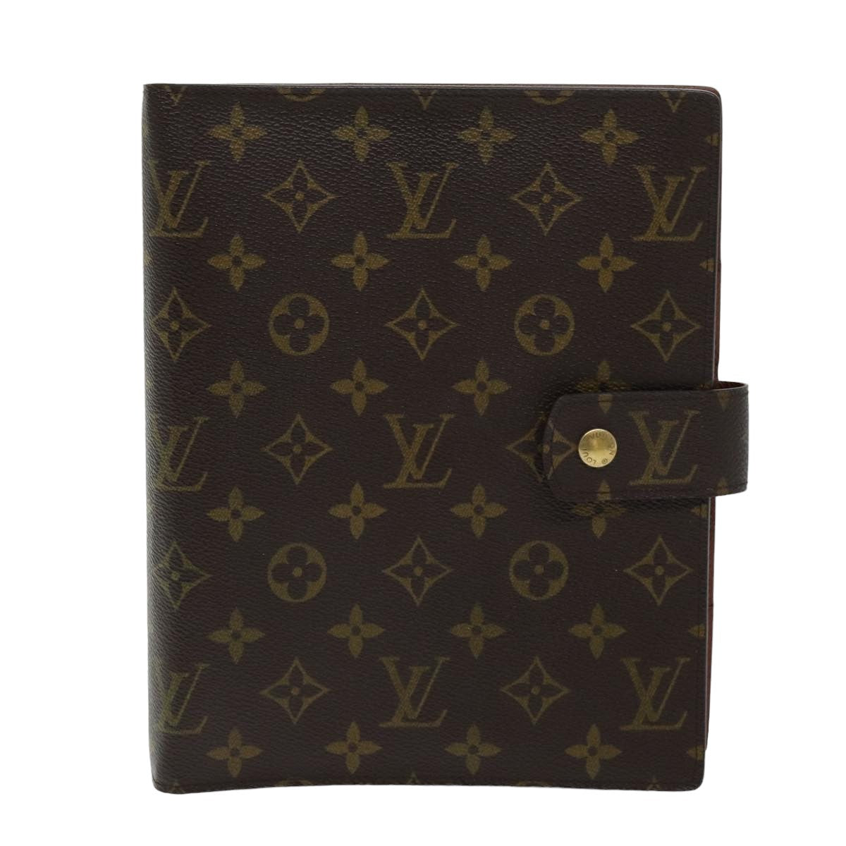 LOUIS VUITTON Monogram Agenda GM Day Planner Cover R20006 LV 75712