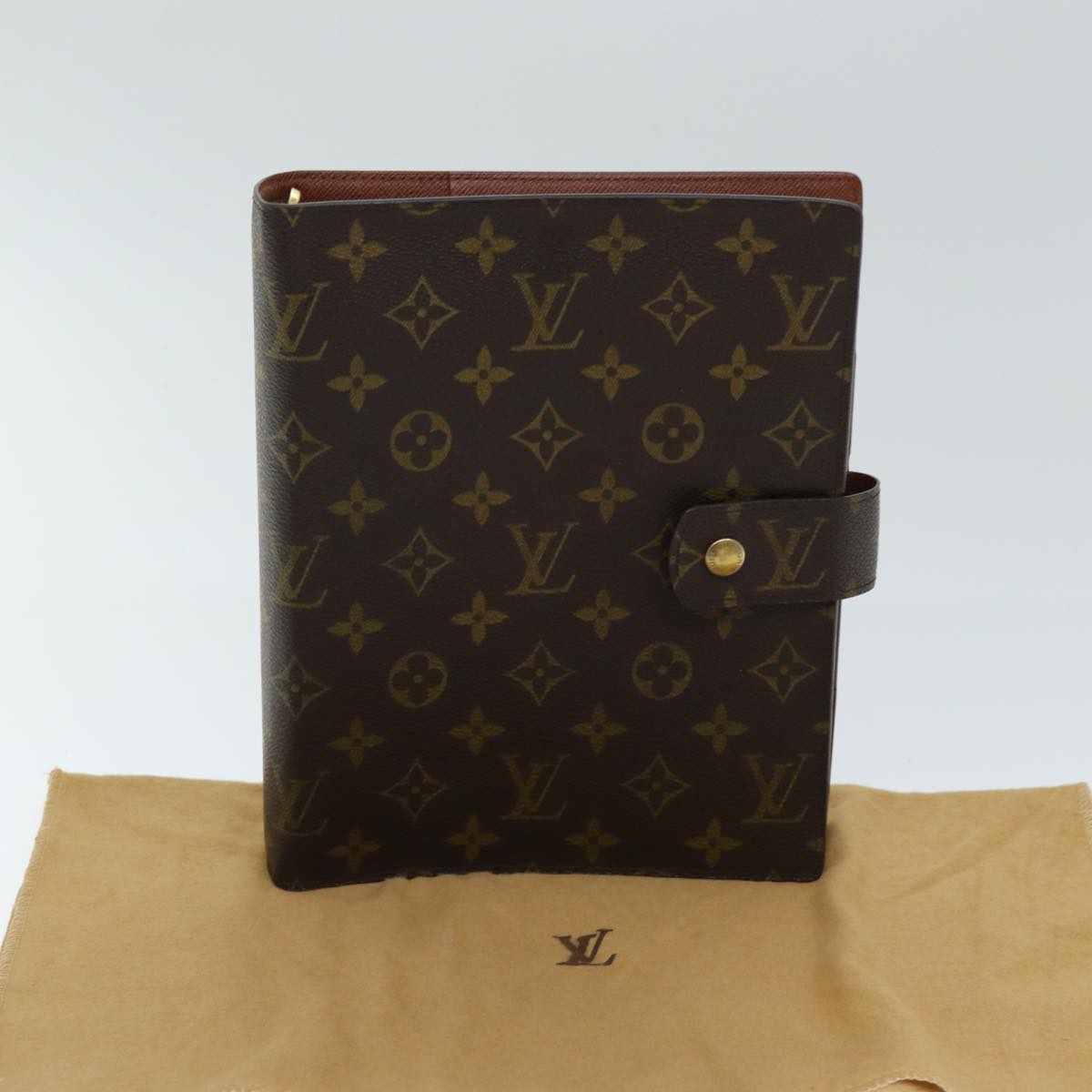 LOUIS VUITTON Monogram Agenda GM Day Planner Cover R20006 LV 75712