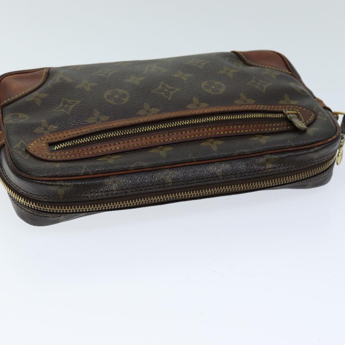 LOUIS VUITTON Monogram Marly Dragonne GM Clutch Bag M51825 LV 75715