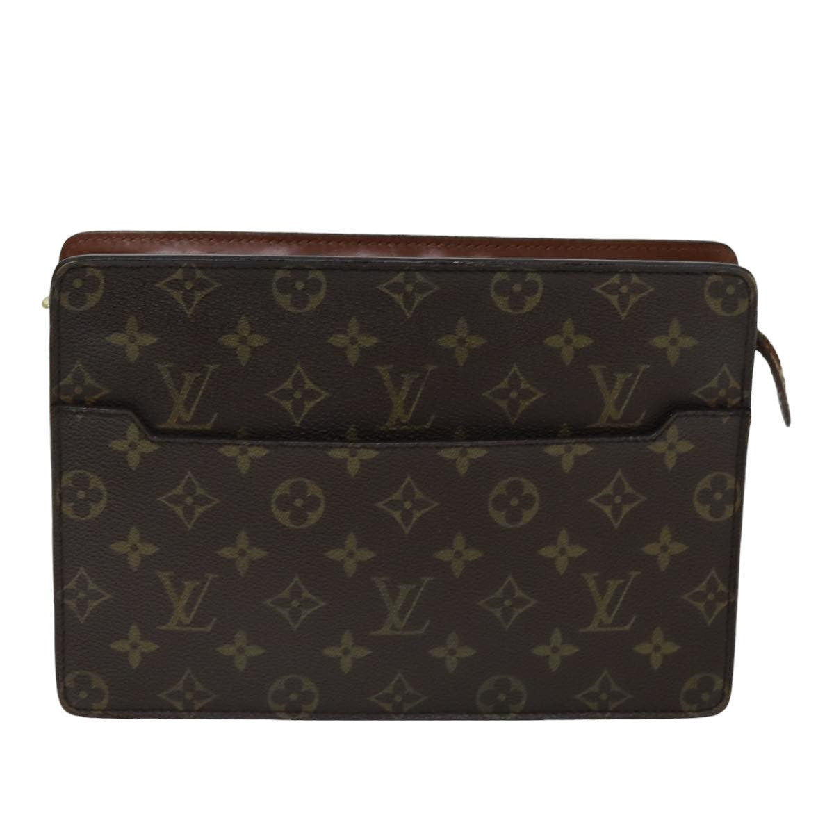 LOUIS VUITTON Monogram Pochette Homme Clutch Bag M51795 LV 75716