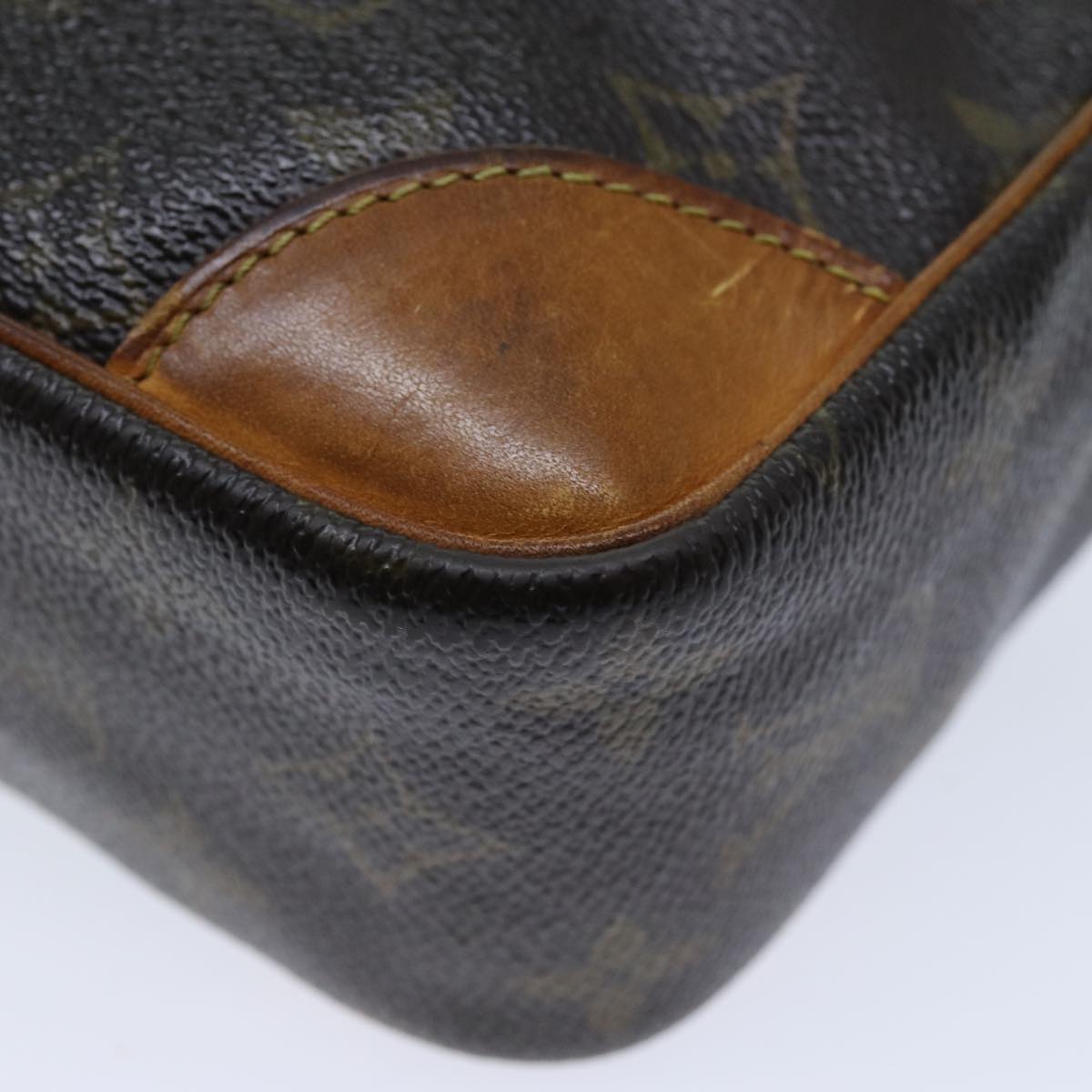 LOUIS VUITTON Monogram Compiegne 28 Clutch Bag M51845 LV 75717