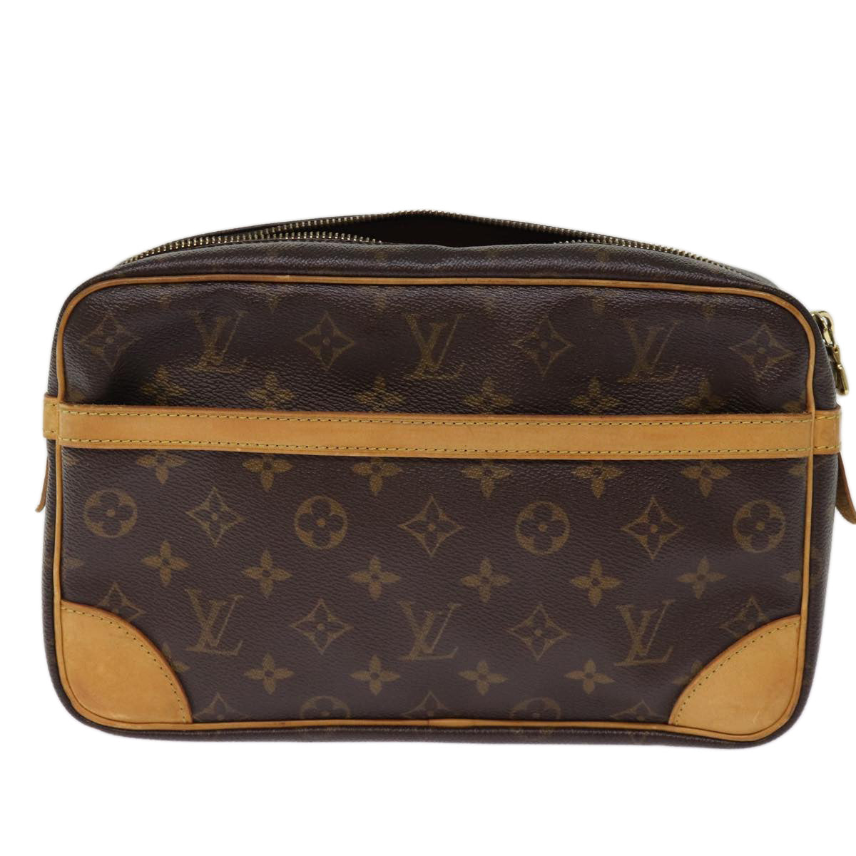 LOUIS VUITTON Monogram Compiegne 28 Clutch Bag M51845 LV 75718