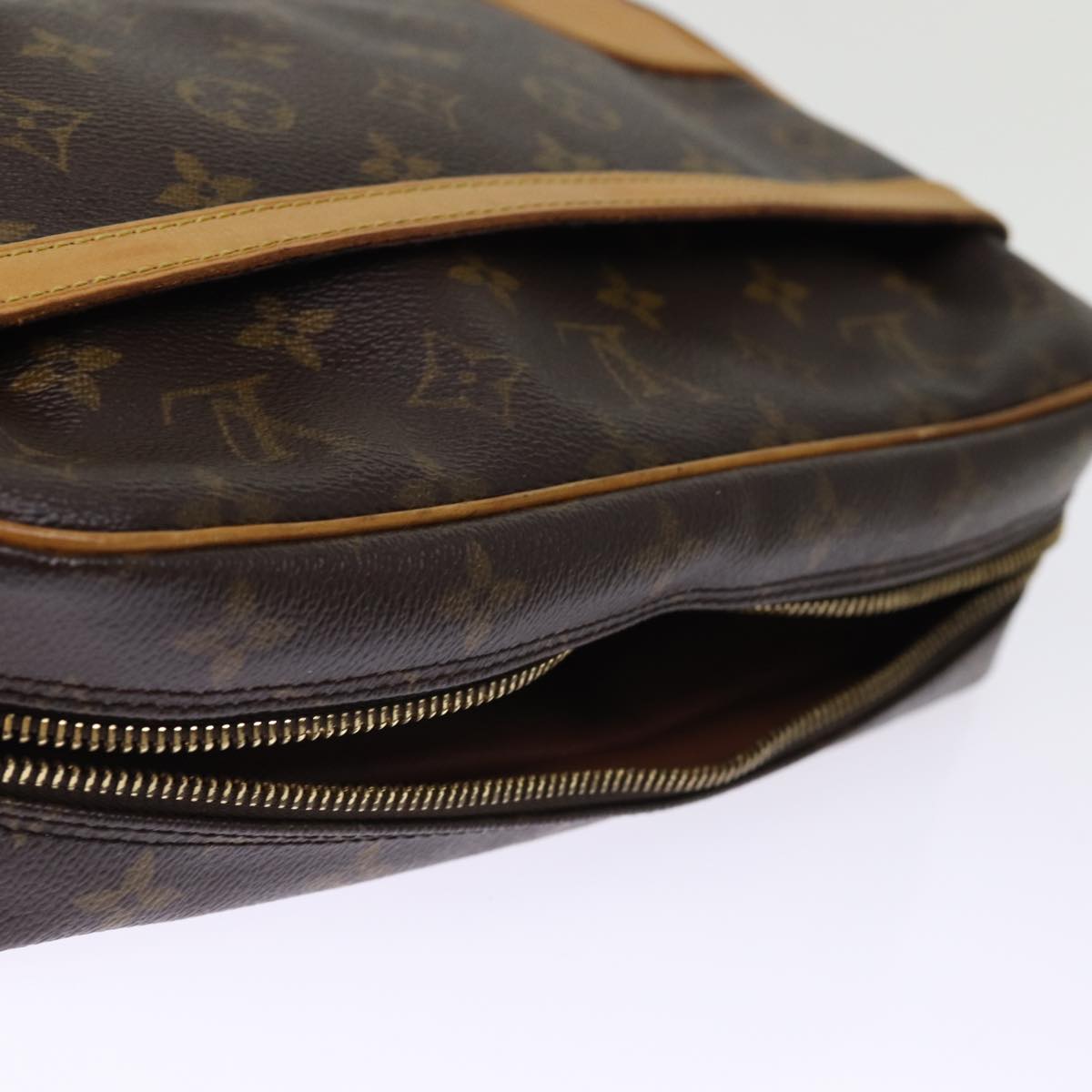LOUIS VUITTON Monogram Compiegne 28 Clutch Bag M51845 LV 75718