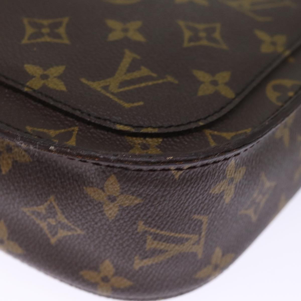 LOUIS VUITTON Monogram Saint Cloud GM Shoulder Bag M51242 LV 75720