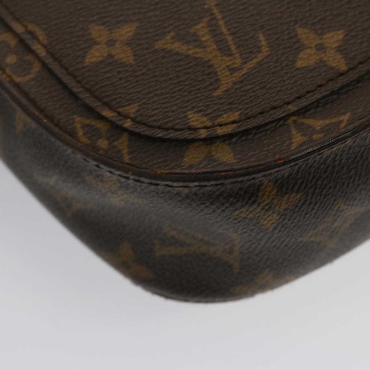 LOUIS VUITTON Monogram Saint Cloud GM Shoulder Bag M51242 LV 75721