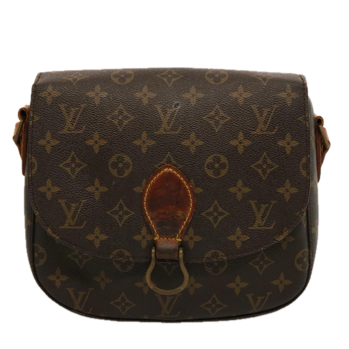 LOUIS VUITTON Monogram Saint Cloud GM Shoulder Bag M51242 LV 75721