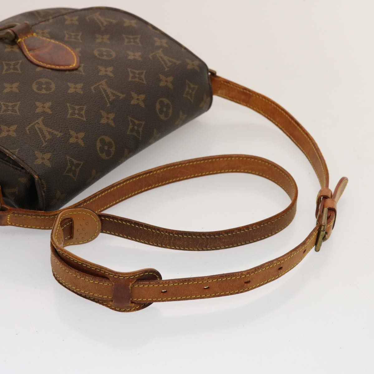 LOUIS VUITTON Monogram Saint Cloud GM Shoulder Bag M51242 LV 75721