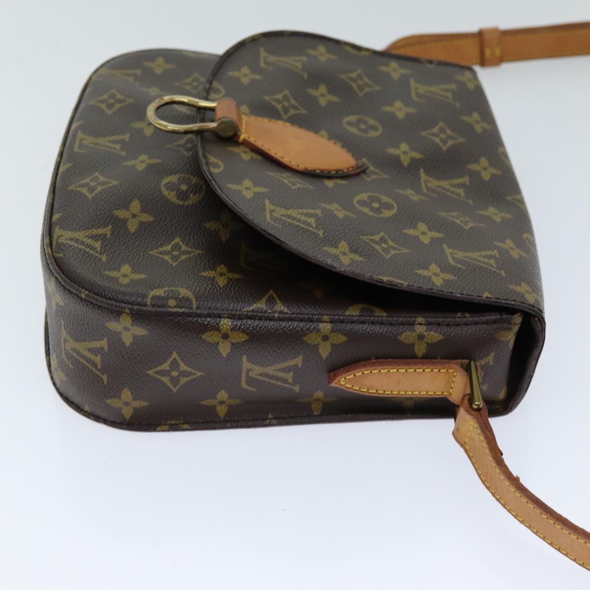 LOUIS VUITTON Monogram Saint Cloud GM Shoulder Bag M51242 LV 75722