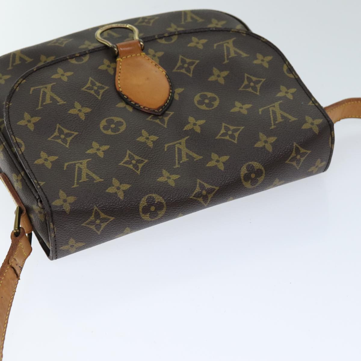 LOUIS VUITTON Monogram Saint Cloud GM Shoulder Bag M51242 LV 75722