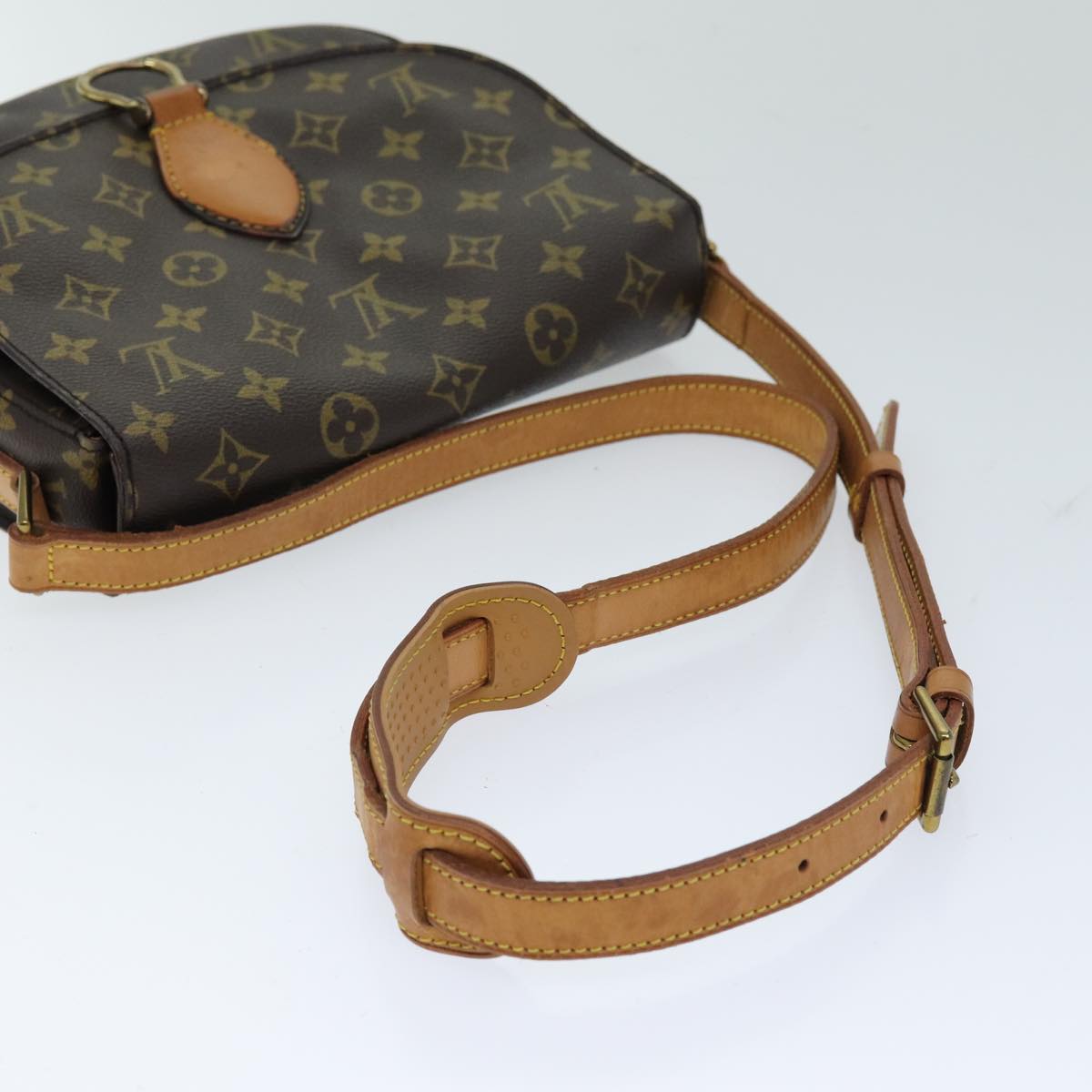 LOUIS VUITTON Monogram Saint Cloud GM Shoulder Bag M51242 LV 75722