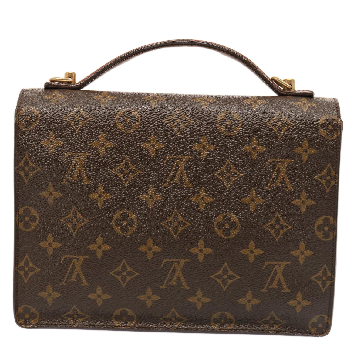 LOUIS VUITTON Monogram Monceau Hand Bag 2way M51185 LV 75723
