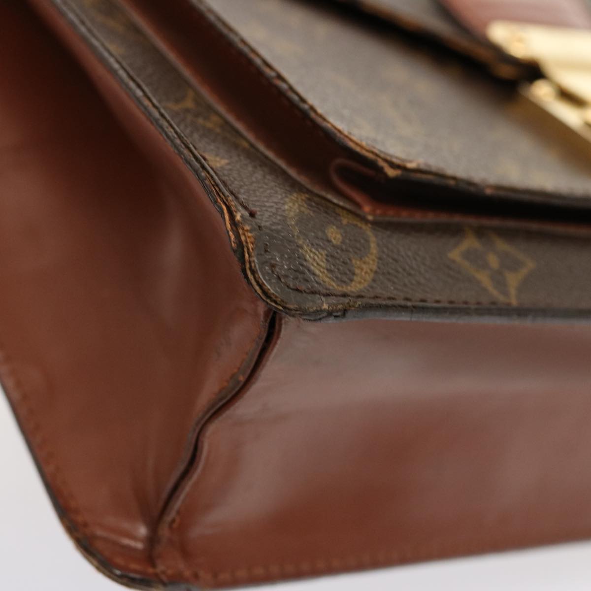 LOUIS VUITTON Monogram Monceau 28 Hand Bag 2way M51185 LV 75724