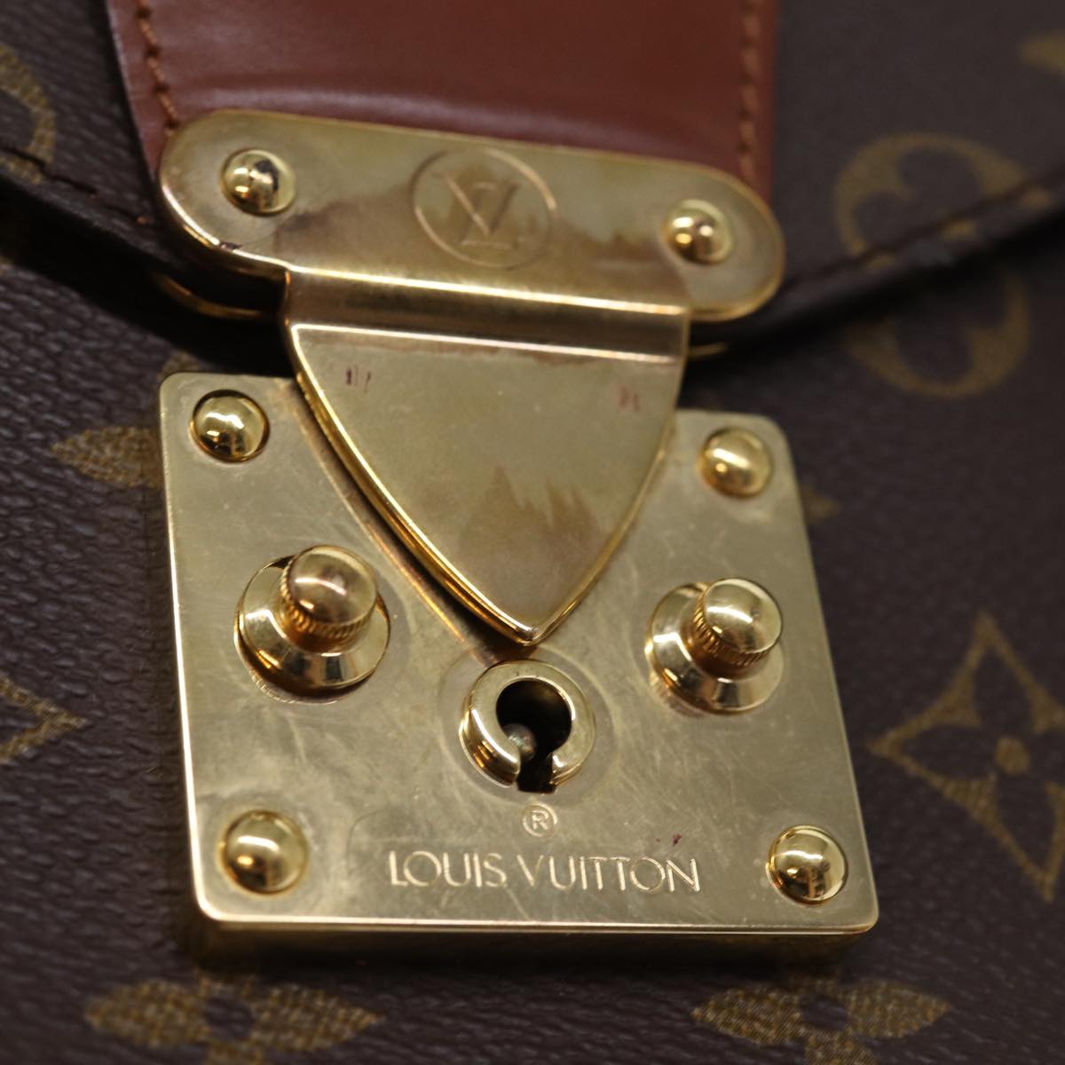 LOUIS VUITTON Monogram Monceau 28 Hand Bag 2way M51185 LV 75725