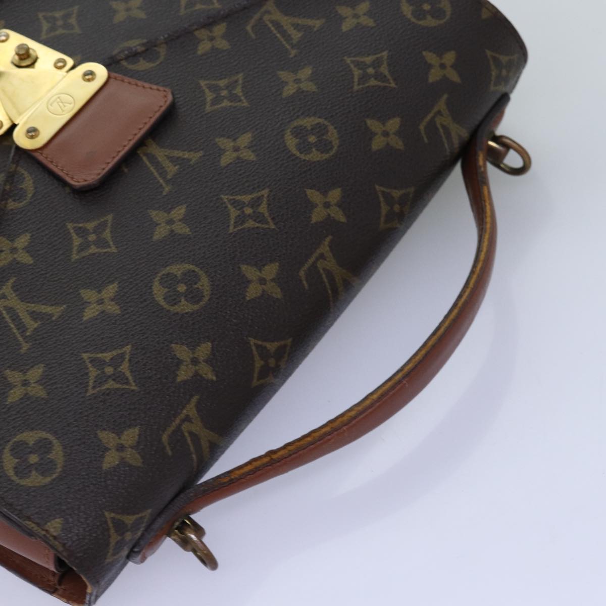 LOUIS VUITTON Monogram Monceau 28 Hand Bag 2way M51185 LV 75726