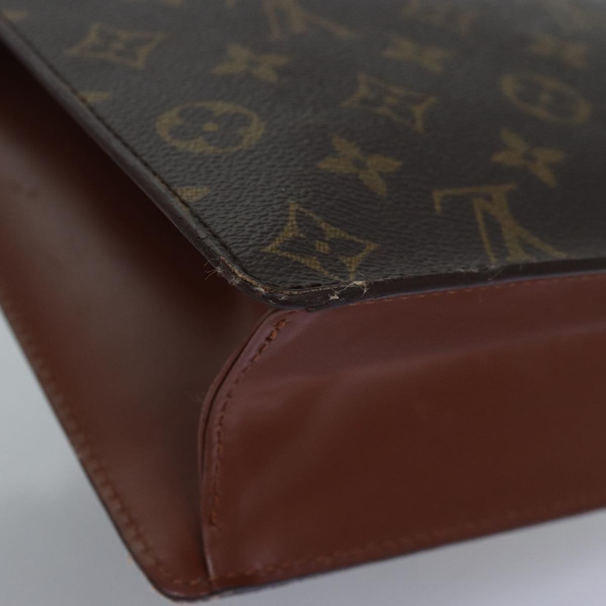 LOUIS VUITTON Monogram Monceau 28 Hand Bag 2way M51185 LV 75727