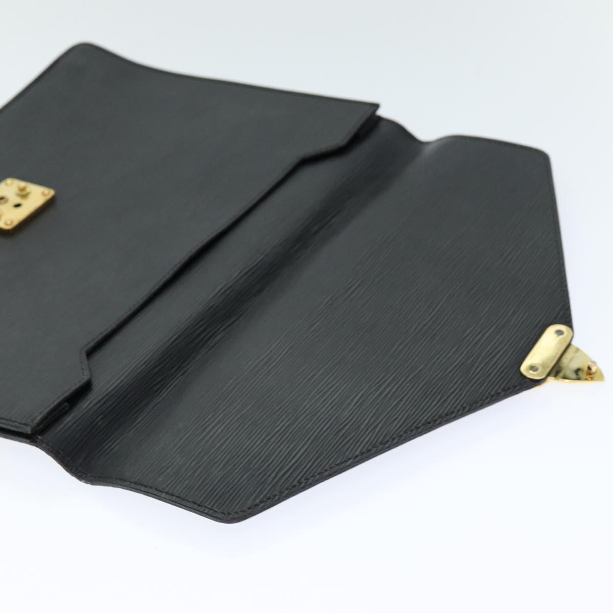 LOUIS VUITTON Epi Porte Documents Senateur Briefcase Black M54452 LV 75728