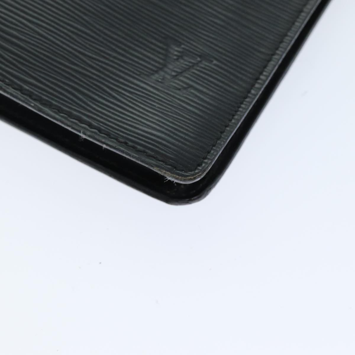 LOUIS VUITTON Epi Porte Documents Senateur Briefcase Black M54452 LV 75728