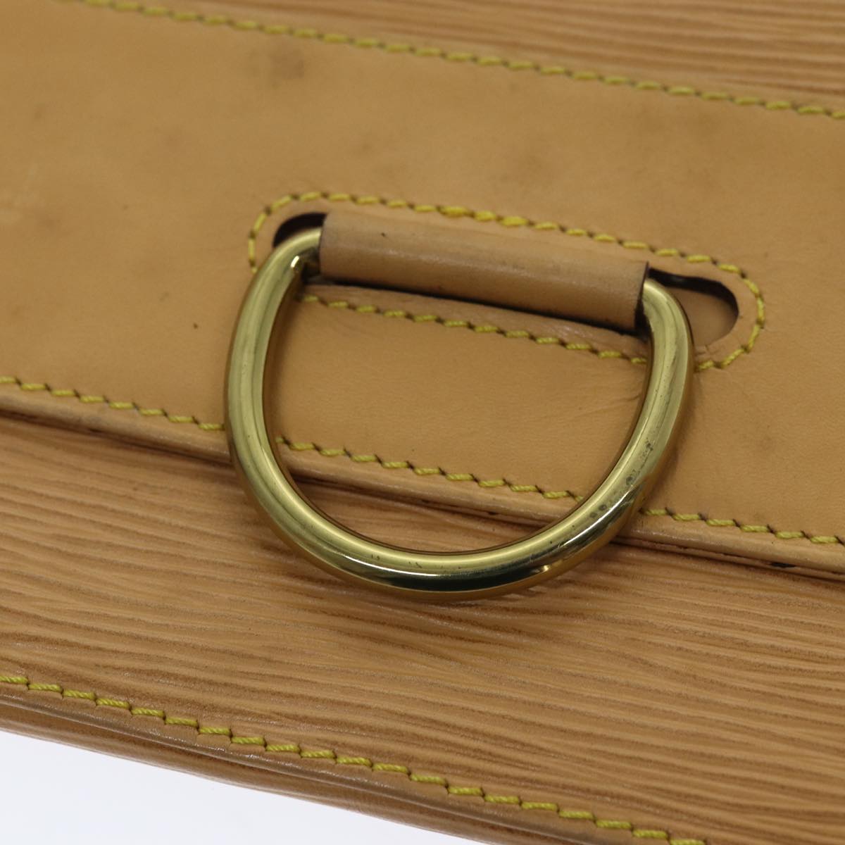 LOUIS VUITTON Epi Jena Clutch Bag Winnipeg Beige M52726 LV 75729