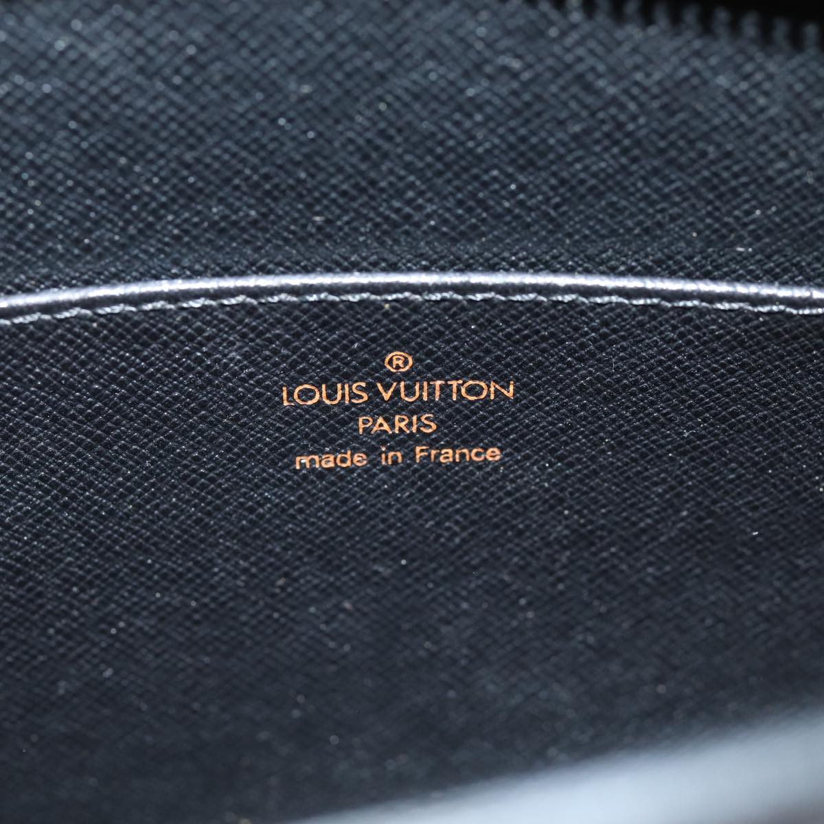 LOUIS VUITTON Epi Pochette Homme Clutch Bag Black Noir M52522 LV 75730