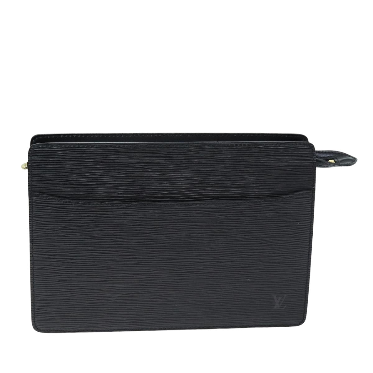 LOUIS VUITTON Epi Pochette Homme Clutch Bag Black Noir M52522 LV 75730