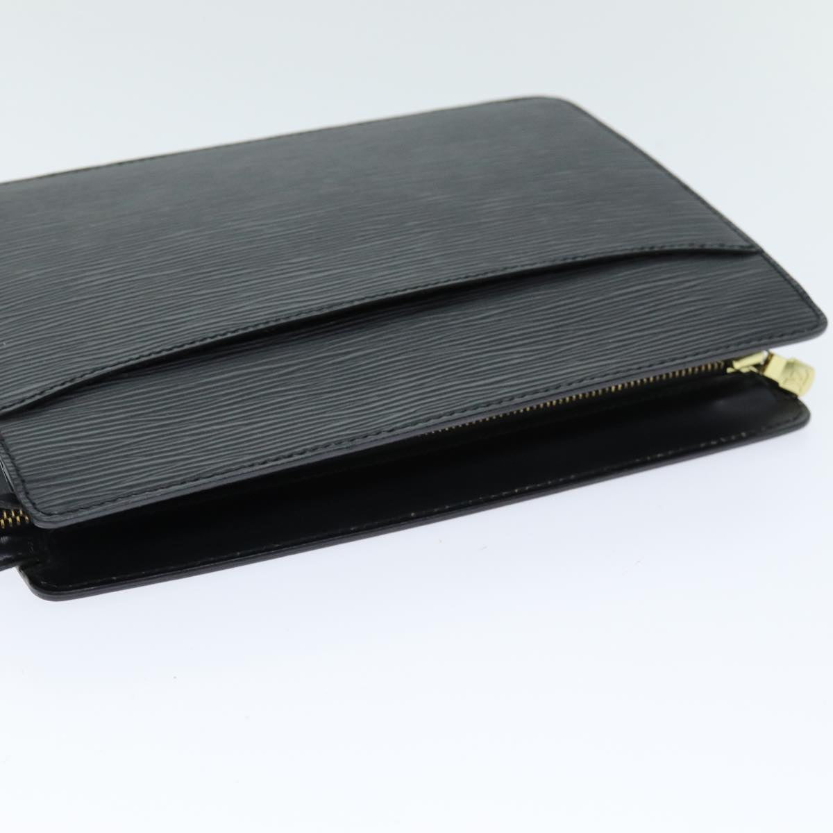 LOUIS VUITTON Epi Pochette Homme Clutch Bag Black Noir M52522 LV 75730