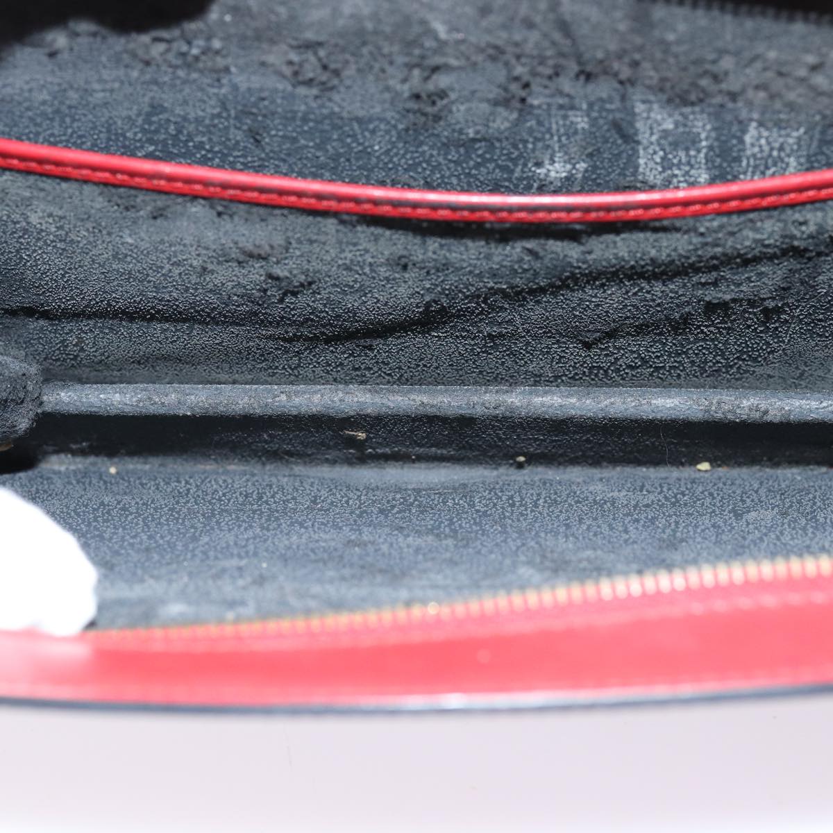 LOUIS VUITTON Epi Trousse Crete Clutch Bag Red M48407 LV 75731