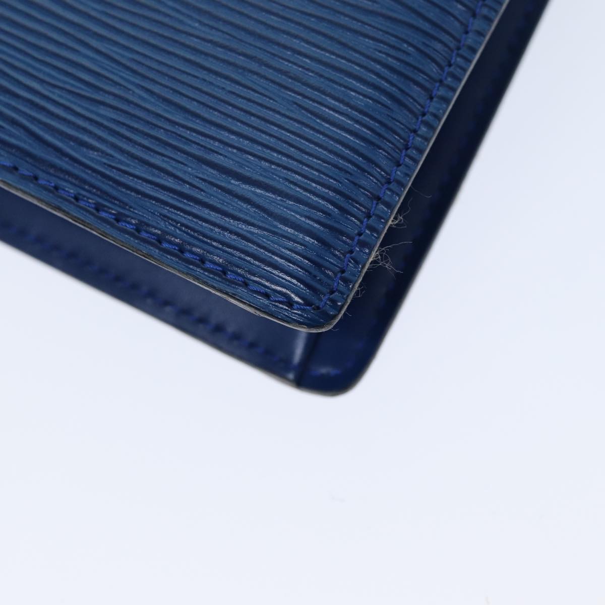 LOUIS VUITTON Epi Trousse Crete Pouch Blue M48405 LV 75732