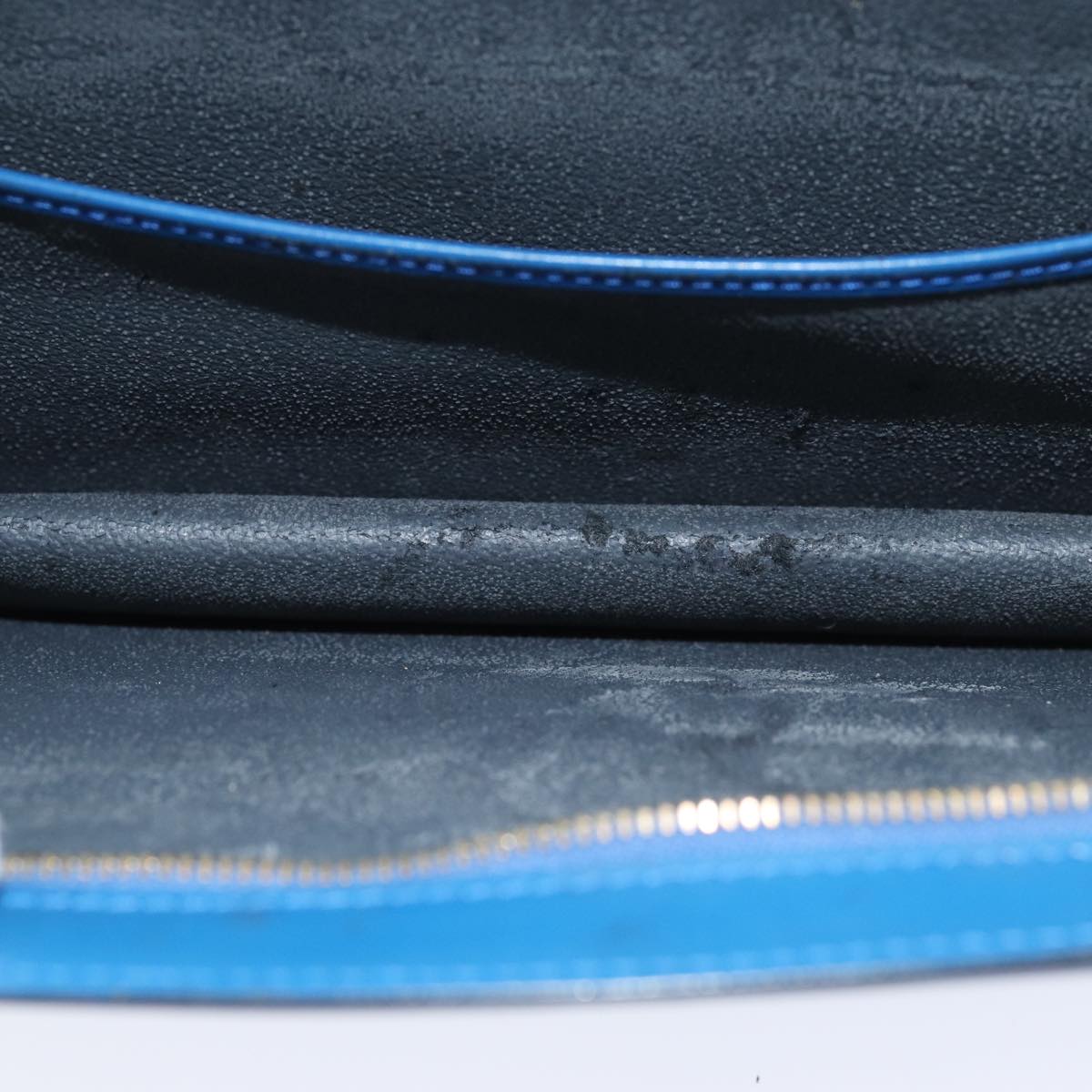 LOUIS VUITTON Epi Trousse Crete Pouch Blue M48405 LV 75732