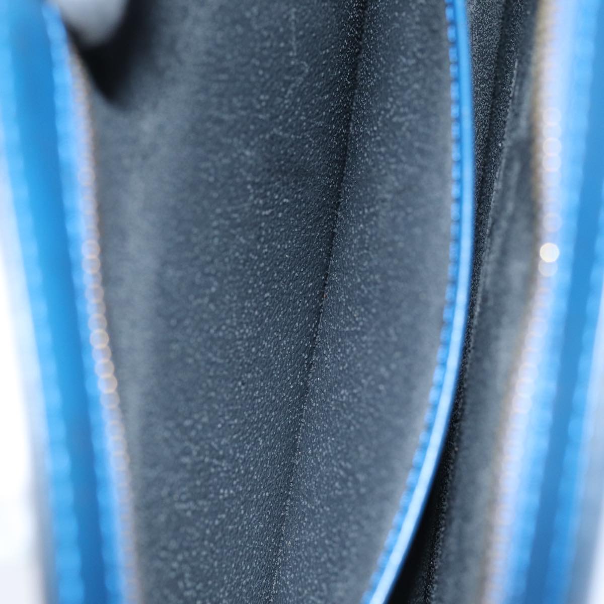 LOUIS VUITTON Epi Trousse Crete Pouch Blue M48405 LV 75732