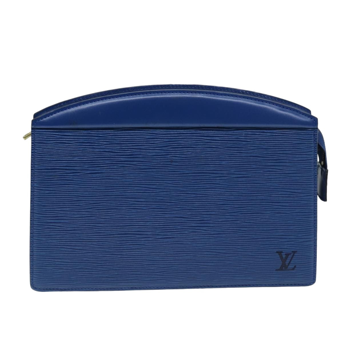 LOUIS VUITTON Epi Trousse Crete Pouch Blue M48405 LV 75732