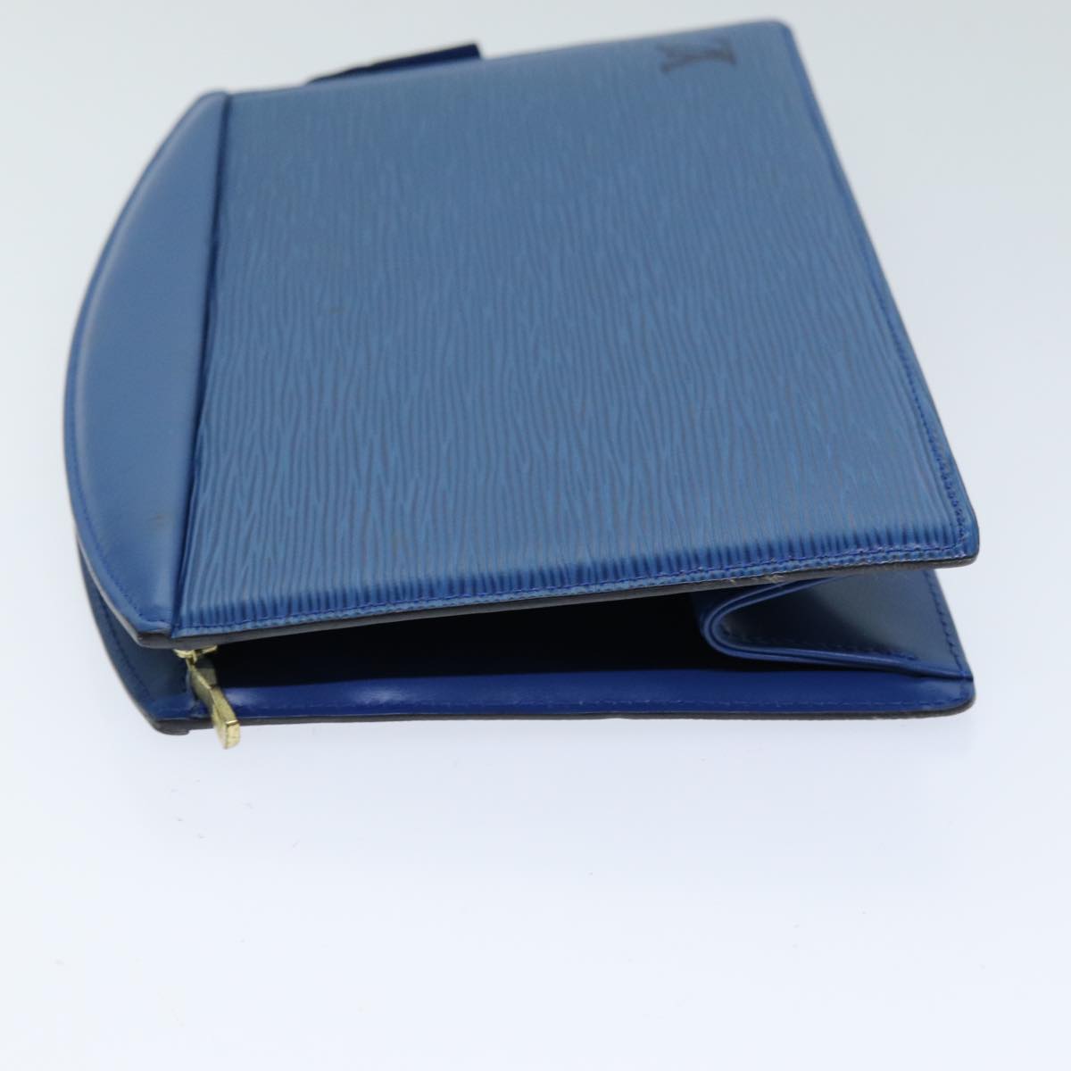 LOUIS VUITTON Epi Trousse Crete Pouch Blue M48405 LV 75732