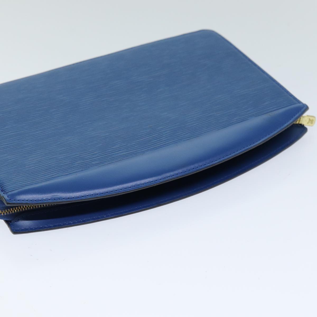 LOUIS VUITTON Epi Trousse Crete Pouch Blue M48405 LV 75732
