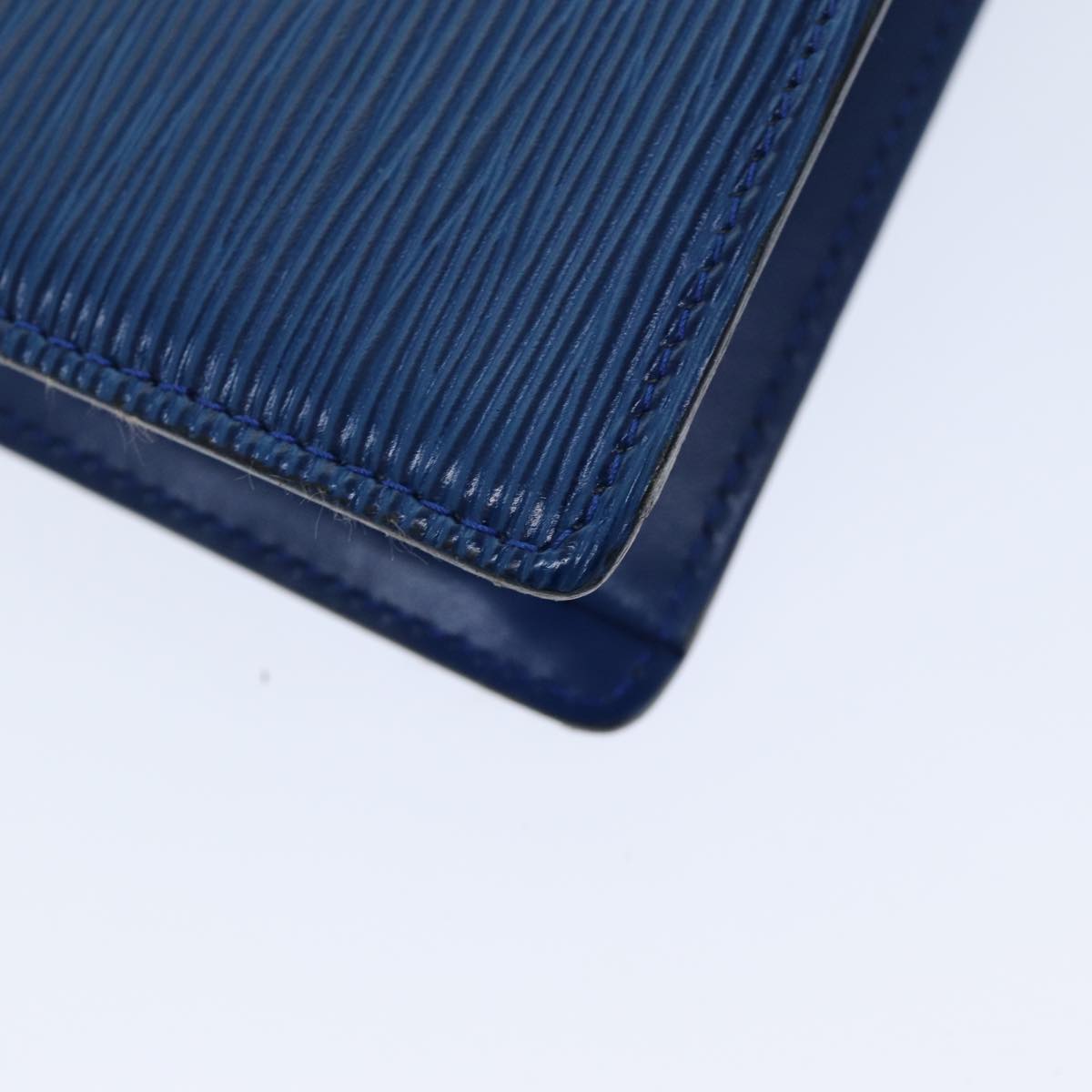 LOUIS VUITTON Epi Trousse Crete Pouch Blue M48405 LV 75732