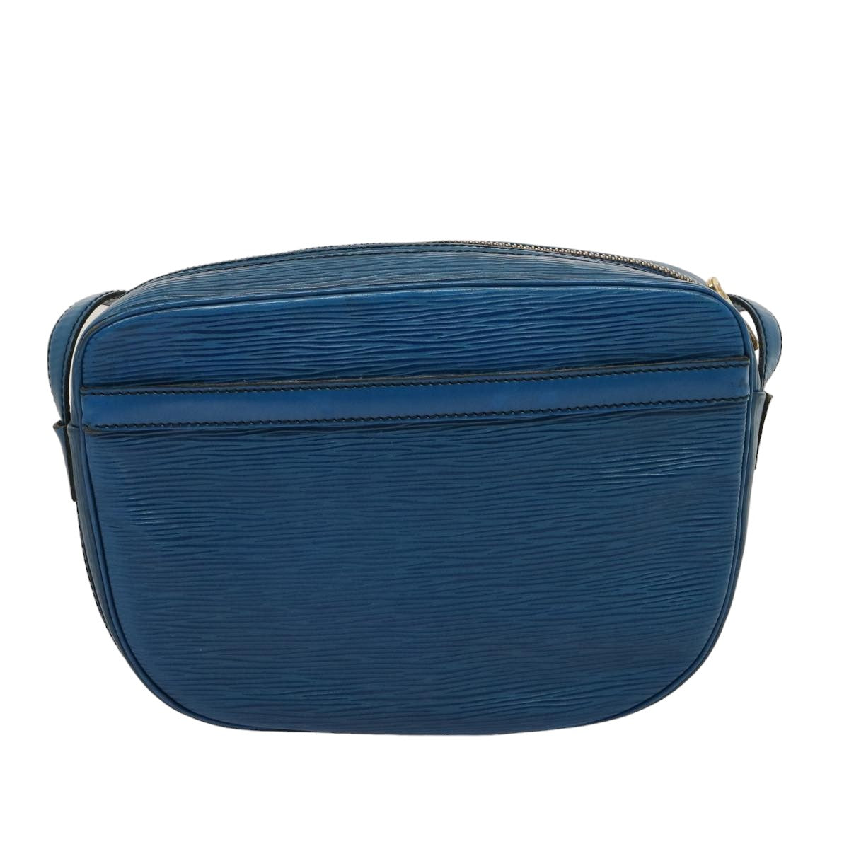 LOUIS VUITTON Epi June Feuille Shoulder Bag Blue M52155 LV 75735
