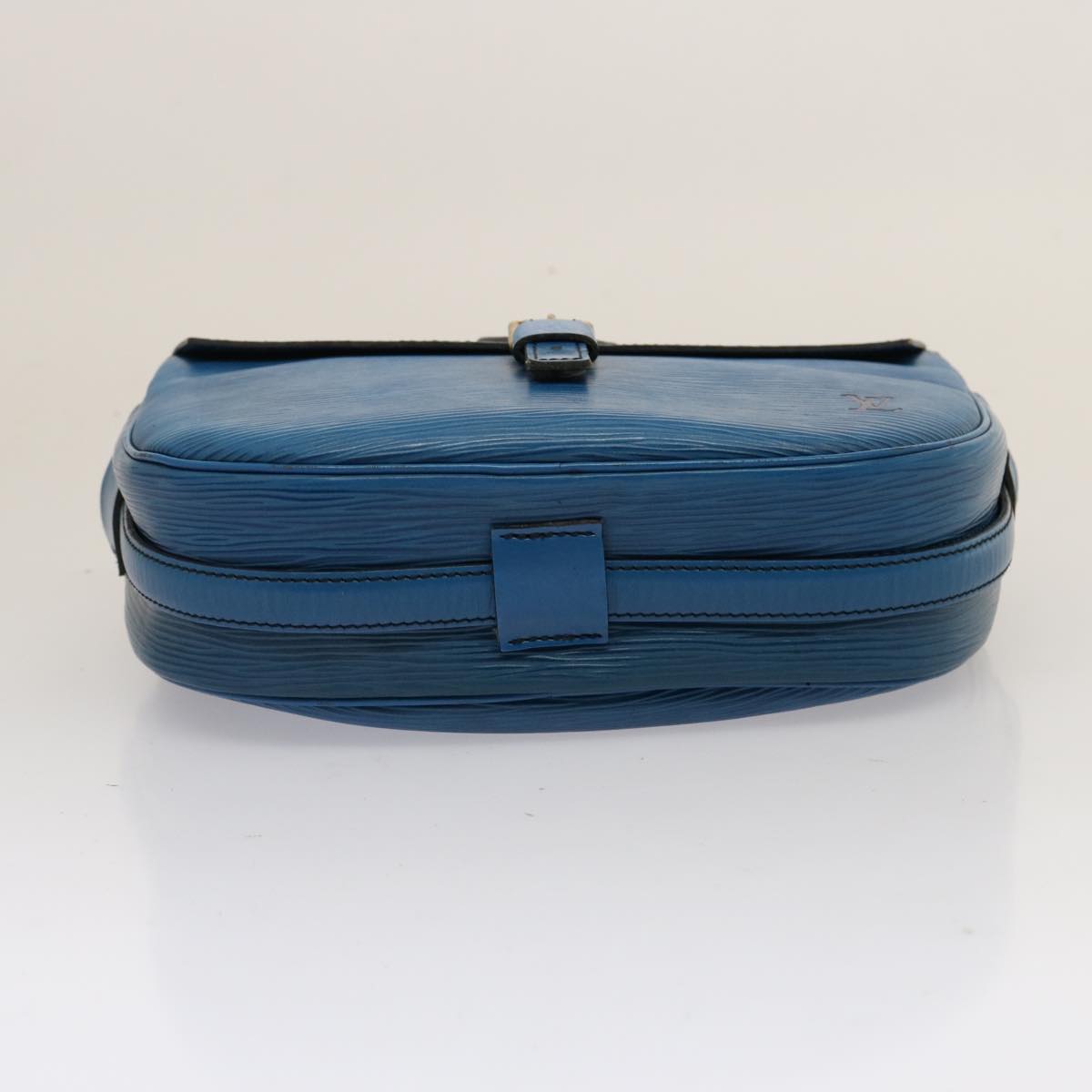 LOUIS VUITTON Epi June Feuille Shoulder Bag Blue M52155 LV 75735