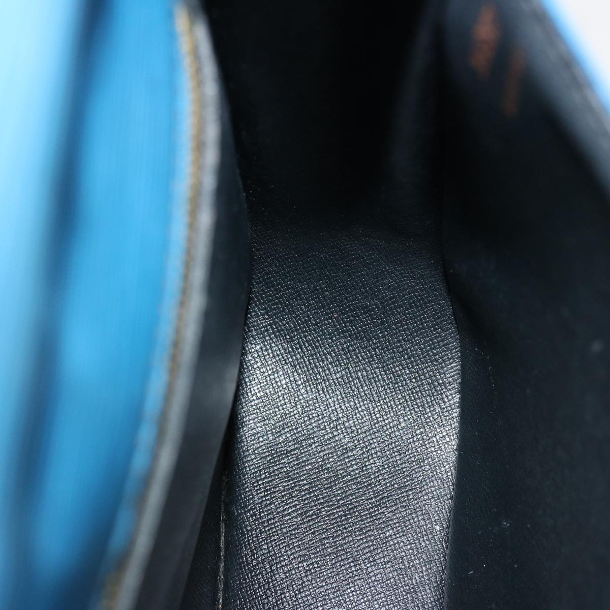 LOUIS VUITTON Epi Saint Cloud GM Shoulder Bag Toledo Blue M52195 LV 75736