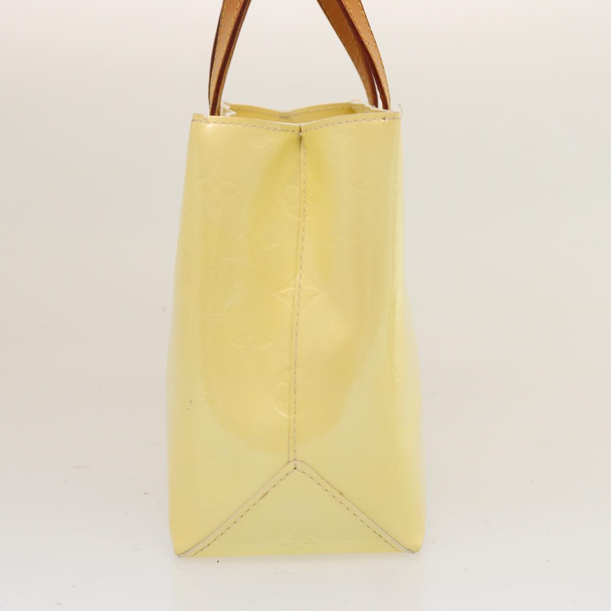 LOUIS VUITTON Monogram Vernis Reade PM Hand Bag Perle M91336 LV 75737