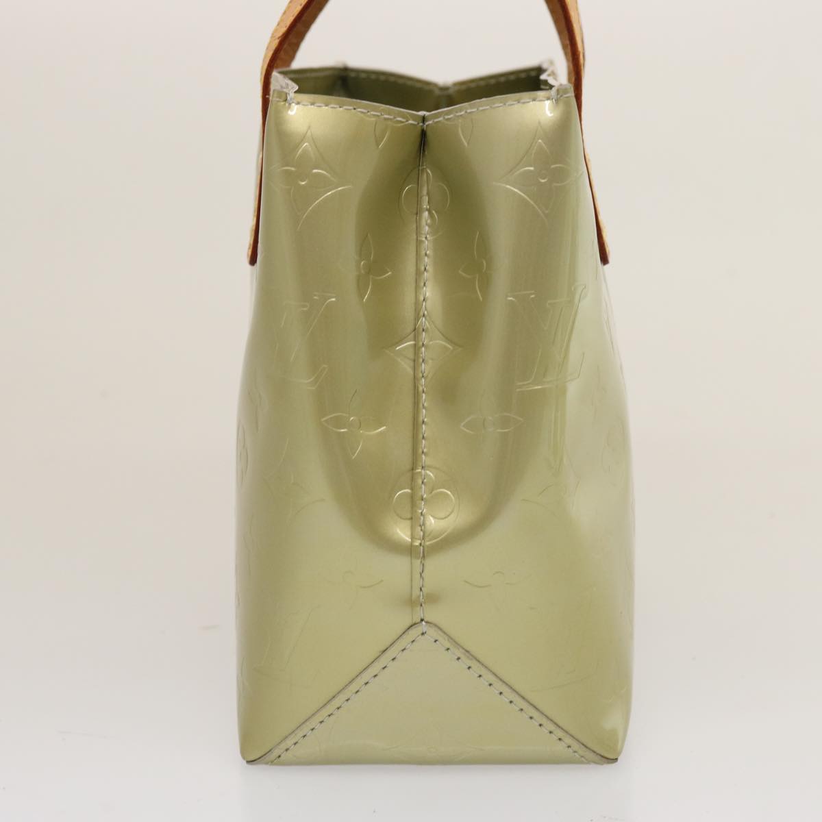 LOUIS VUITTON Monogram Vernis Reade PM Hand Bag Gris M91145 LV 75738