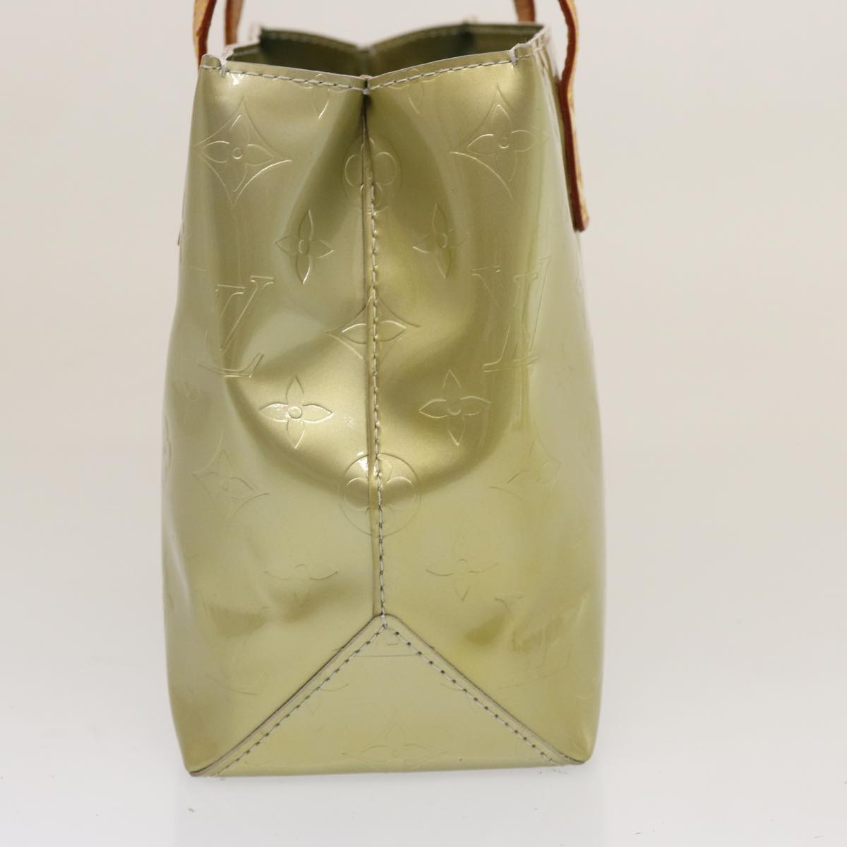 LOUIS VUITTON Monogram Vernis Reade PM Hand Bag Gris M91145 LV 75738