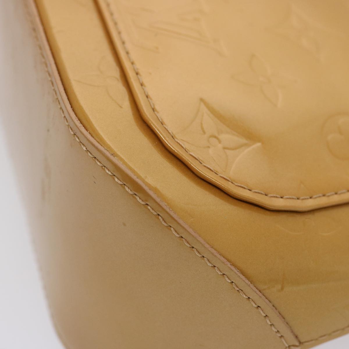 LOUIS VUITTON Monogram Vernis Minna Street Bag Noisette M91508 LV 75741