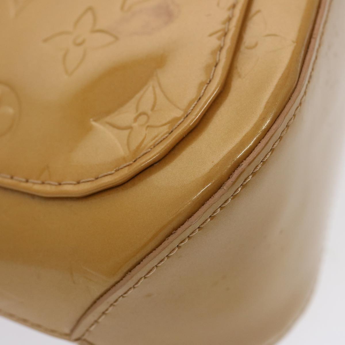 LOUIS VUITTON Monogram Vernis Minna Street Bag Noisette M91508 LV 75741