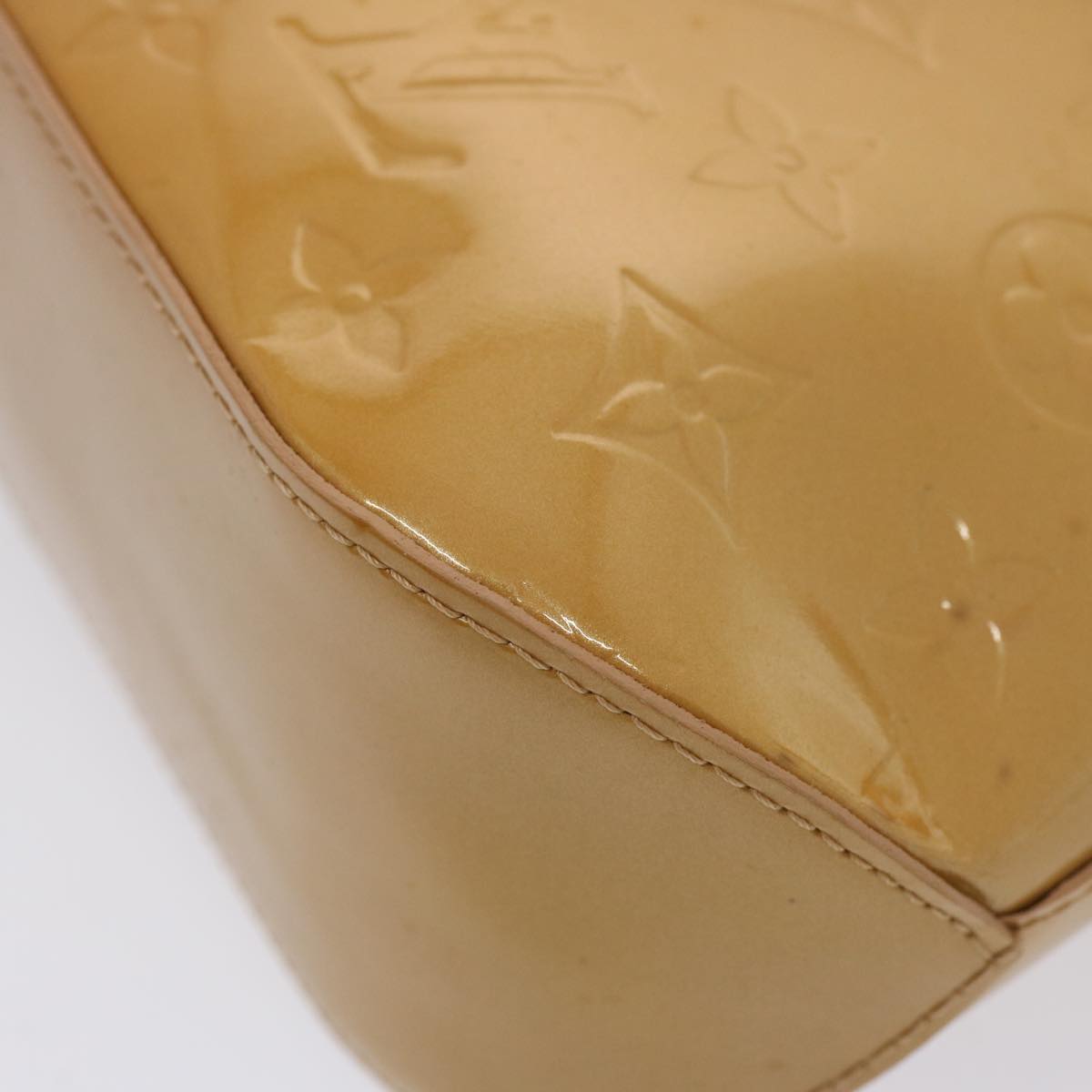 LOUIS VUITTON Monogram Vernis Minna Street Bag Noisette M91508 LV 75741