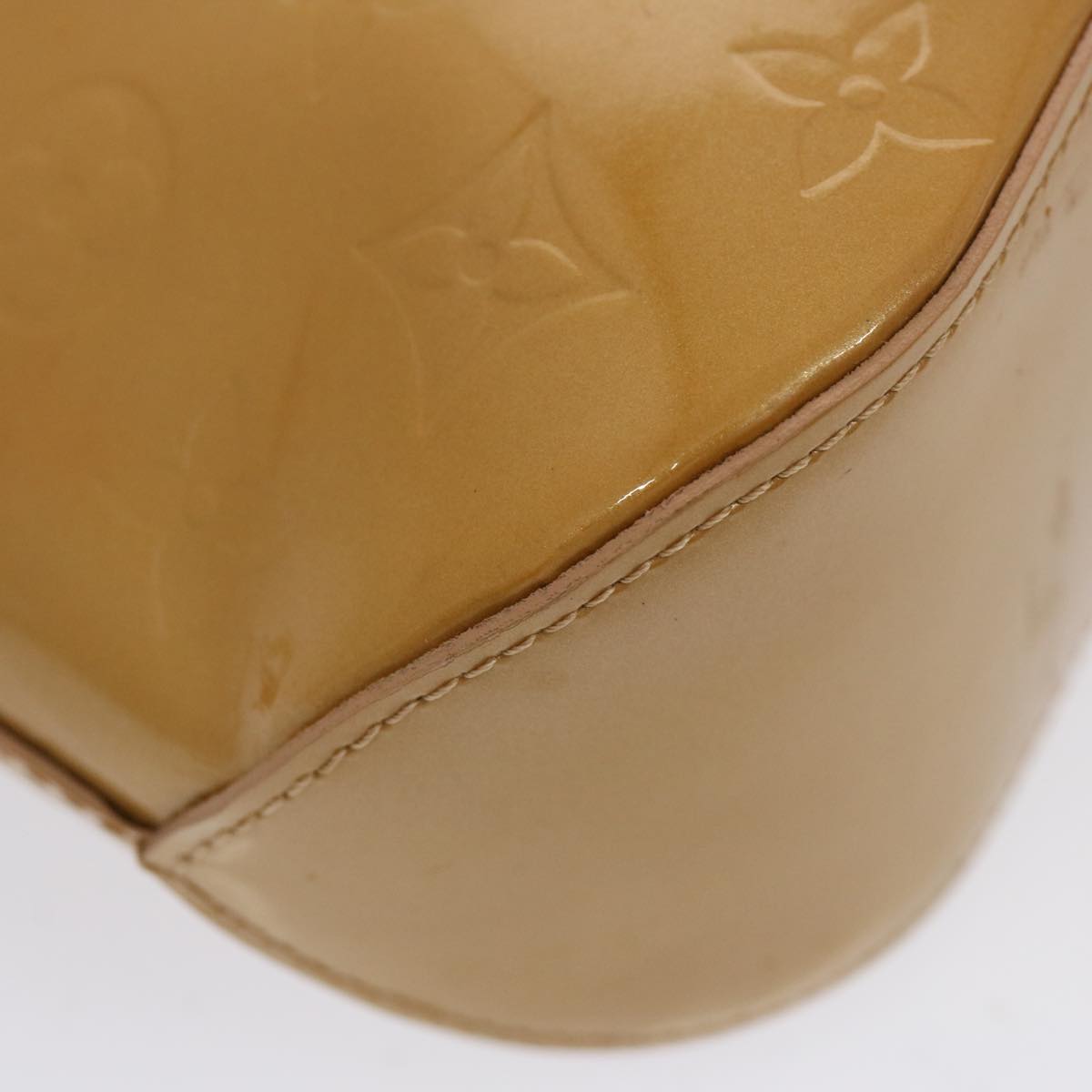 LOUIS VUITTON Monogram Vernis Minna Street Bag Noisette M91508 LV 75741