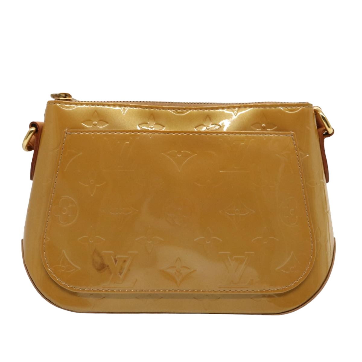 LOUIS VUITTON Monogram Vernis Minna Street Bag Noisette M91508 LV 75741