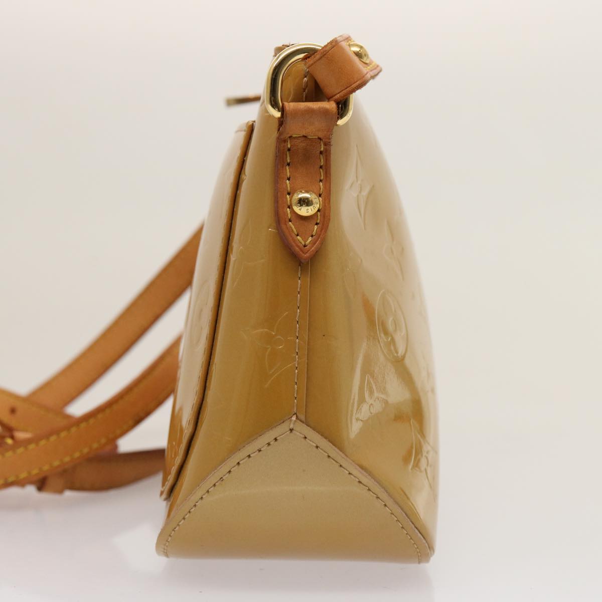 LOUIS VUITTON Monogram Vernis Minna Street Bag Noisette M91508 LV 75741